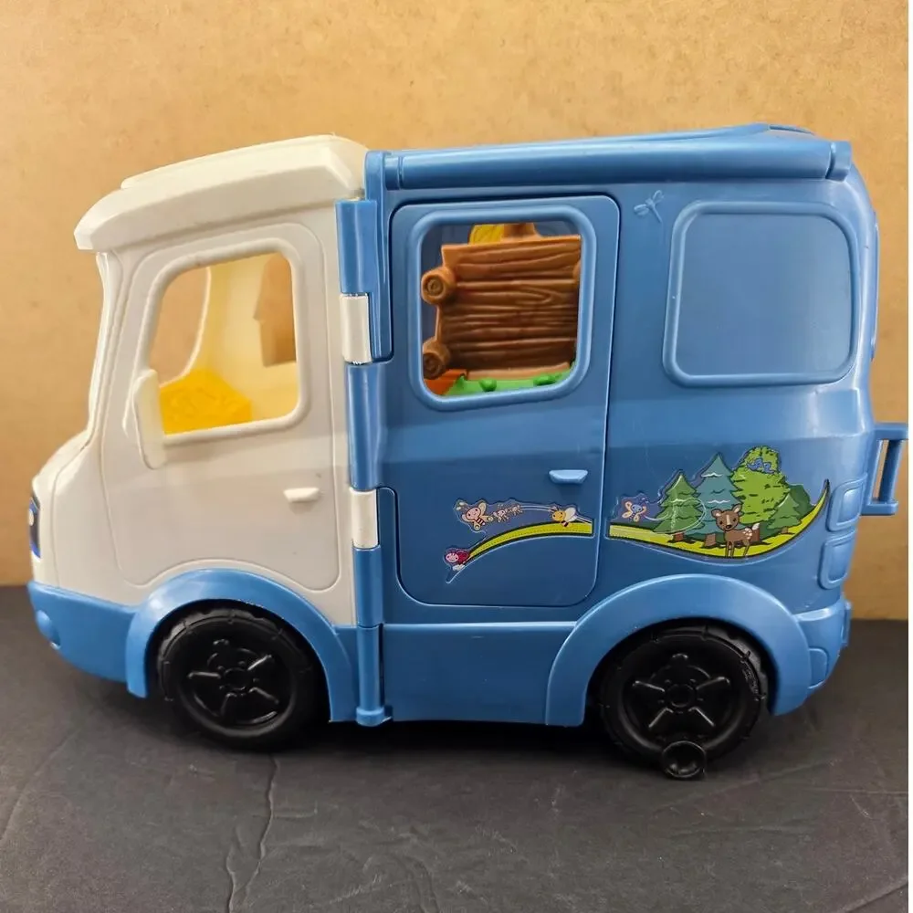 Fisher Price Little People Camping Camper Van RV Imaginary Playtime Toddler